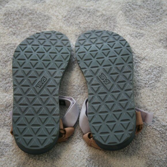 Teva Sandals in Green, Gray, and Brown - Picture 3 of 5